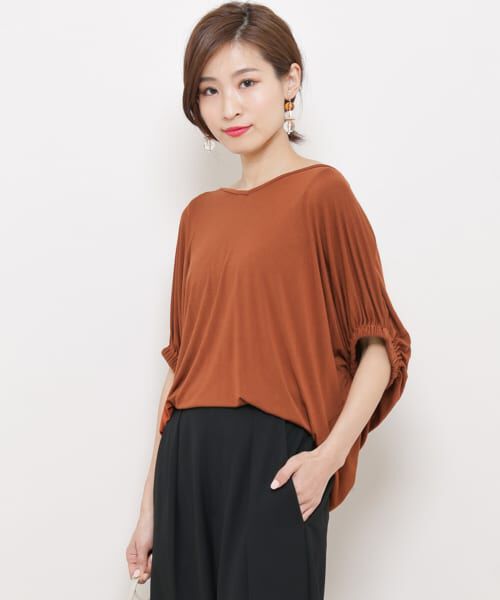 SENSE OF PLACE by URBAN RESEARCH「バックドレープT(ノースリーブ)」|Tシャツ・カットソー|