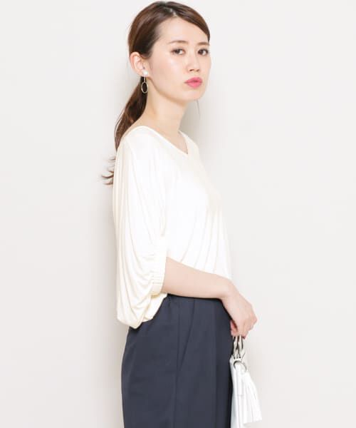 SENSE OF PLACE by URBAN RESEARCH「バックドレープT(ノースリーブ)」|Tシャツ・カットソー|