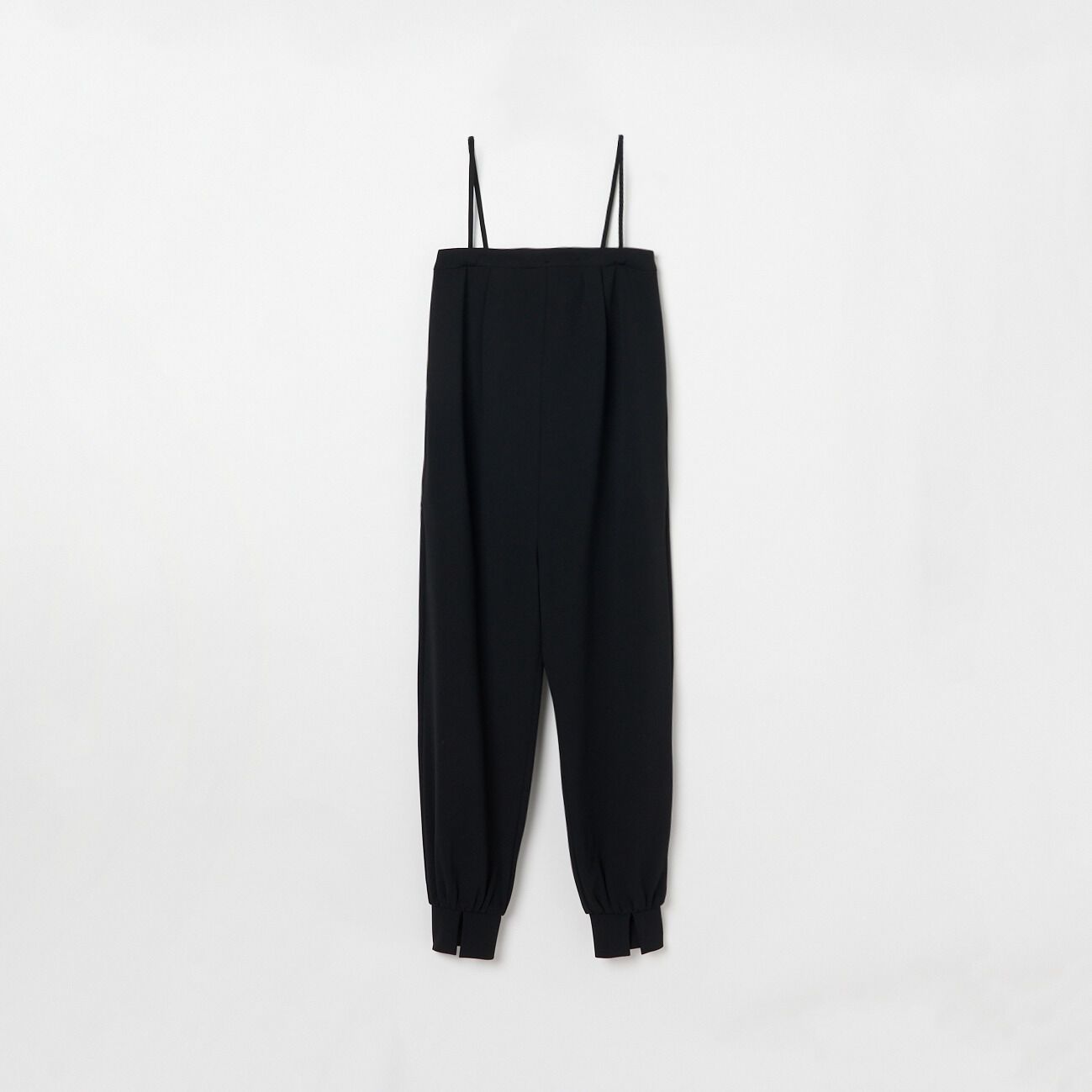 HELIOPOLE「HELIOPOLE JUMP SUITS(JERSEY)」|チノ|ブラック
