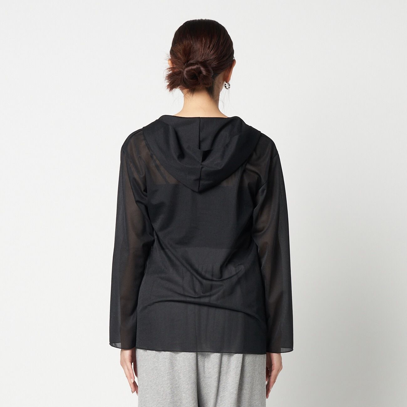 HELIOPOLE「HELIOPOLE SHEER HOODIE PULLOVER」|Tシャツ・カットソー|