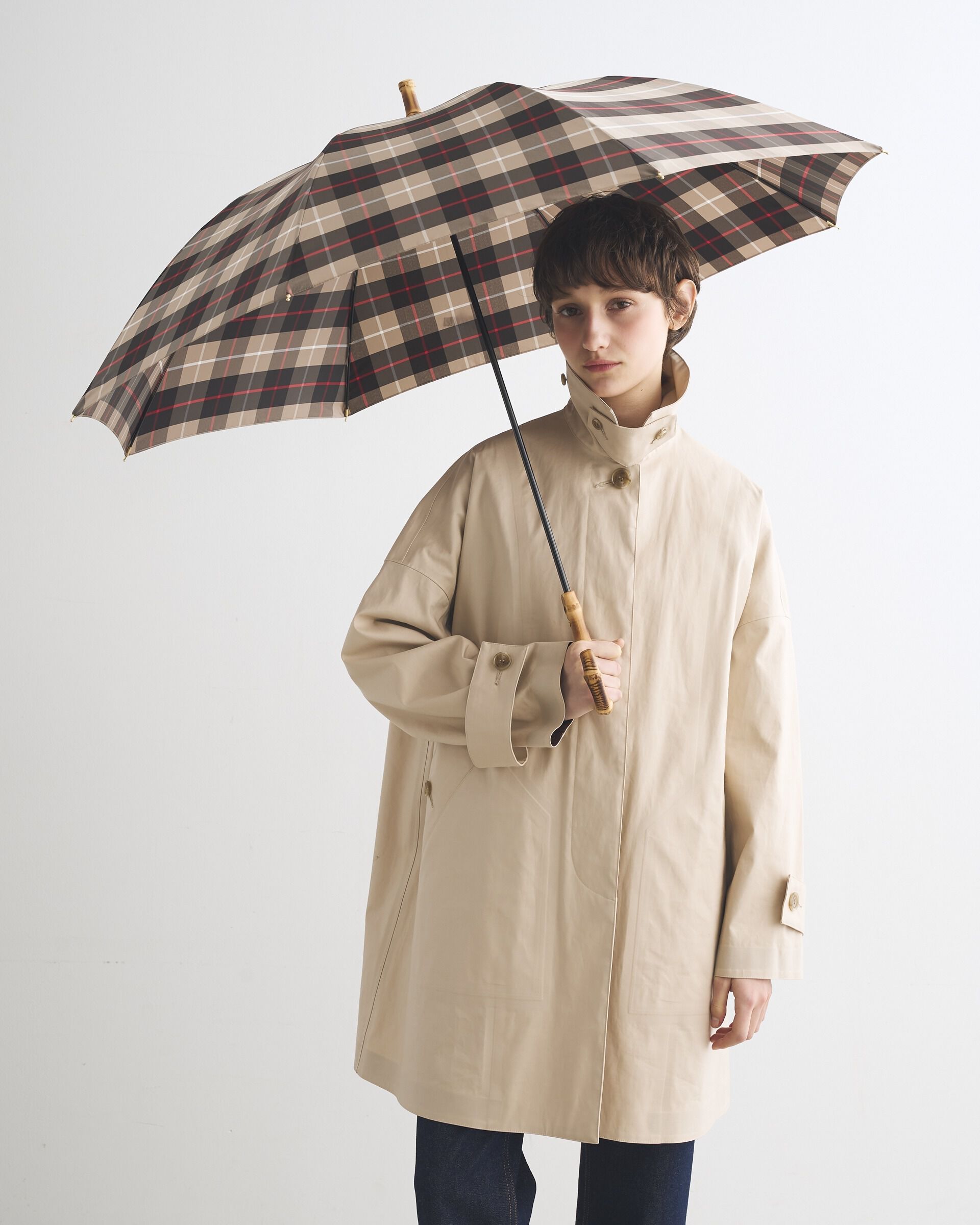 Traditional Weatherwear「【軽量】UMBRELLA BAMBOO LITE」|傘|