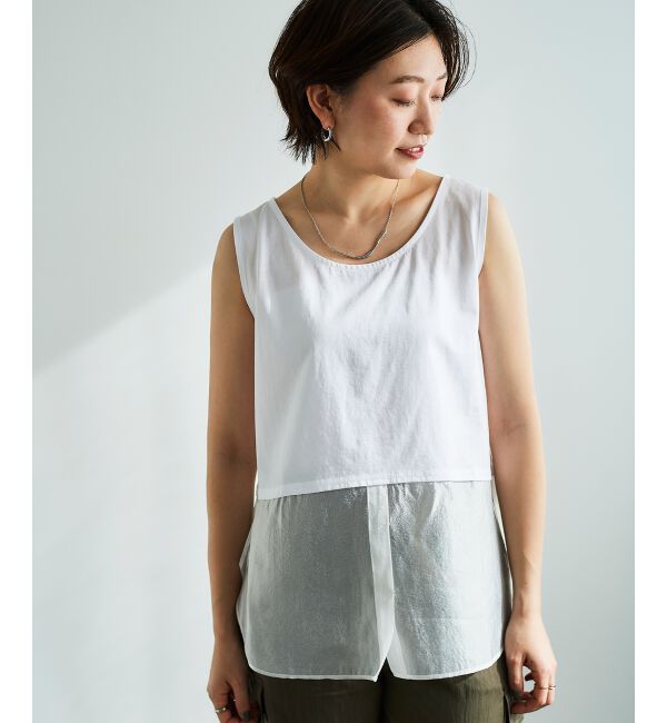 le.coeur blanc「レイヤードタンク」|タンクトップ|
