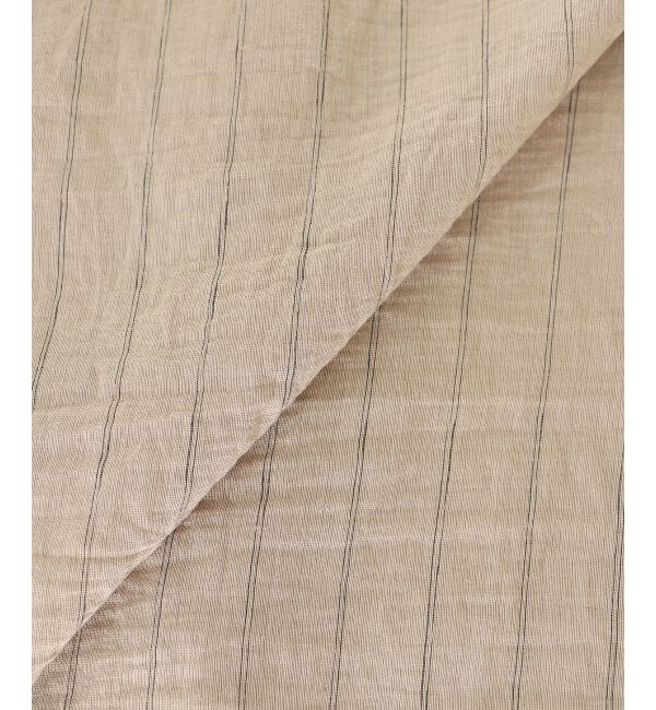  「ストライプフロントフリルブラウス」|シャツ・ブラウス|