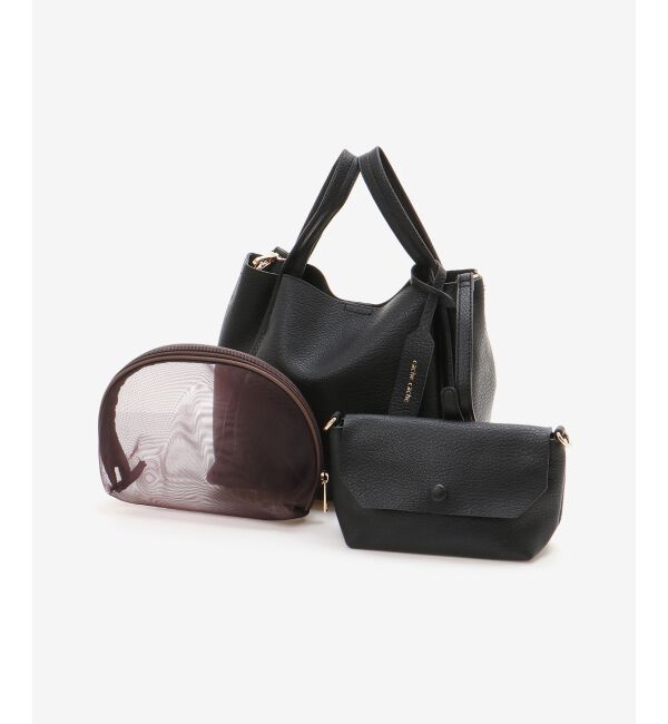  「3setソフトレザー調バッグ」|トートバッグ|