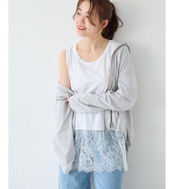  「裾レースタンク」|タンクトップ|