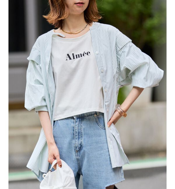 MAJESTICLEGON「2way肩あきレディシャツ」|シャツ・ブラウス|