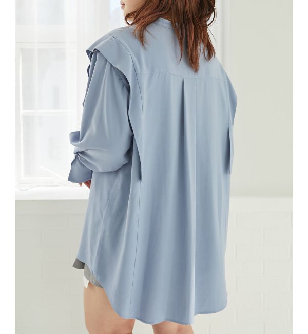 MAJESTICLEGON「2way肩あきレディシャツ」|シャツ・ブラウス|