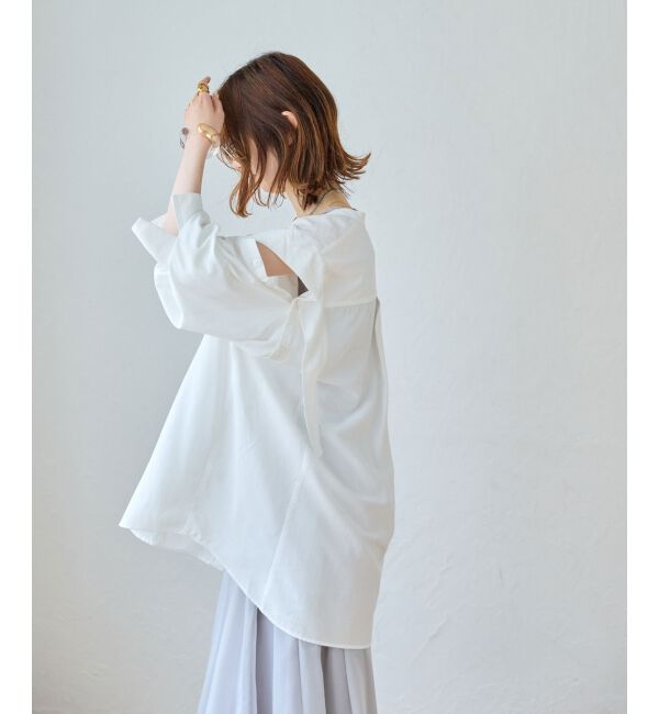 MAJESTICLEGON「2way肩あきレディシャツ」|シャツ・ブラウス|