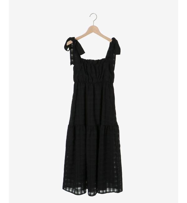  「肩リボンキャミワンピース」|ワンピース|