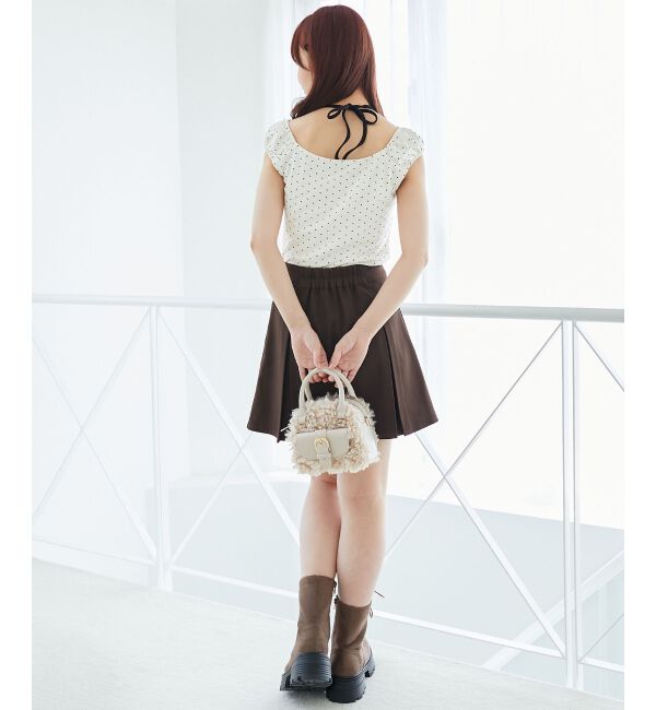  「配色ホルターネックトップス」|Tシャツ・カットソー|