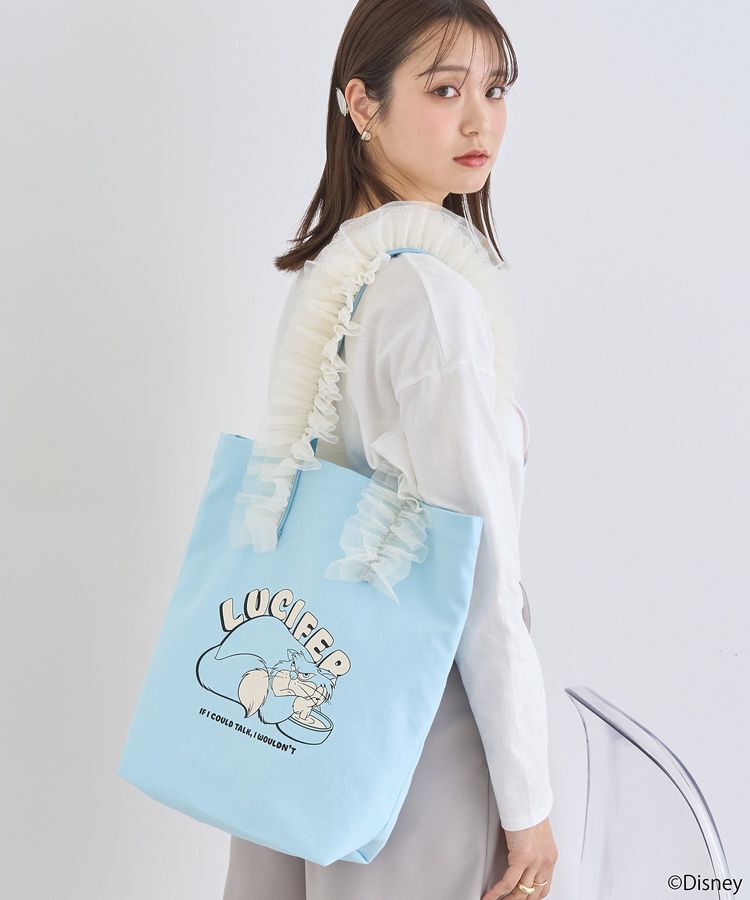 earth music&ecology「シンデレラ/チュールフリルトートバッグ」|トートバッグ|