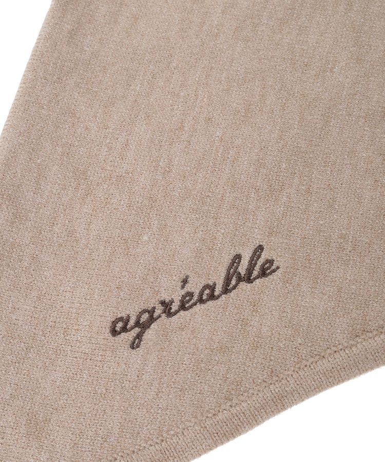 earth music&ecology「三角ニットストール」|ストール|