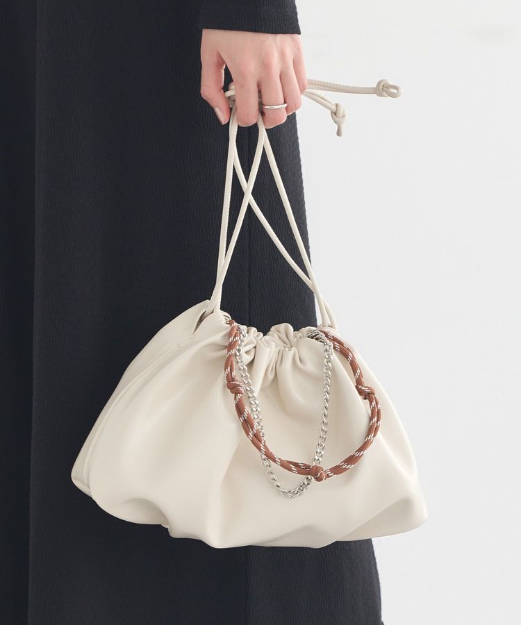 earth music&ecology「マルチWAY巾着バッグ」|ハンドバッグ|