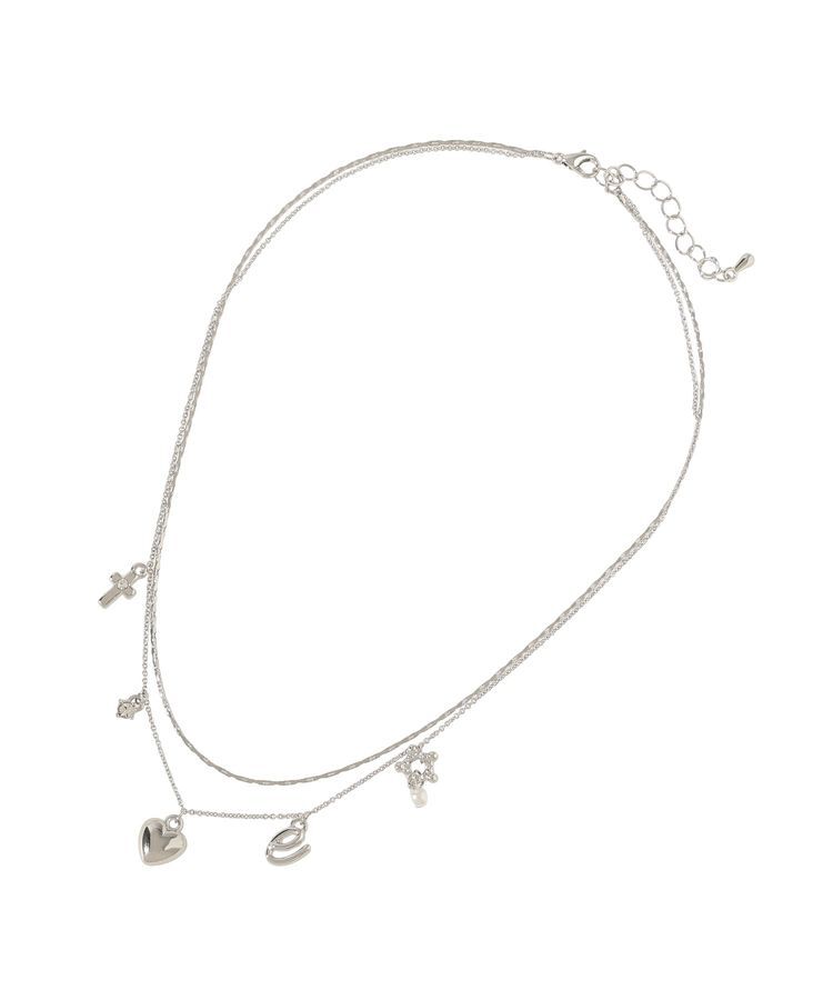 earth music&ecology「レター2連ネックレス」|ネックレス|