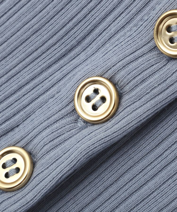 earth music&ecology「ダブル衿ペプラムプルオーバー」|Tシャツ・カットソー|