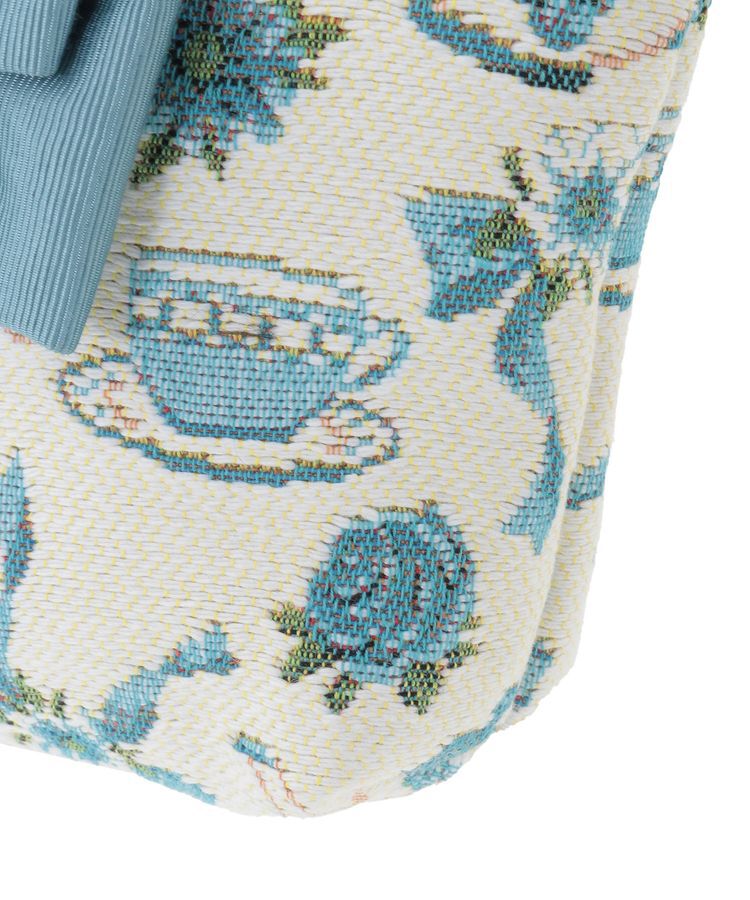 Maison de FLEUR「ティーカップ柄ゴブランポーチ」|ポーチ|
