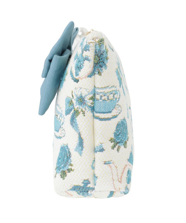 Maison de FLEUR「ティーカップ柄ゴブランポーチ」|ポーチ|