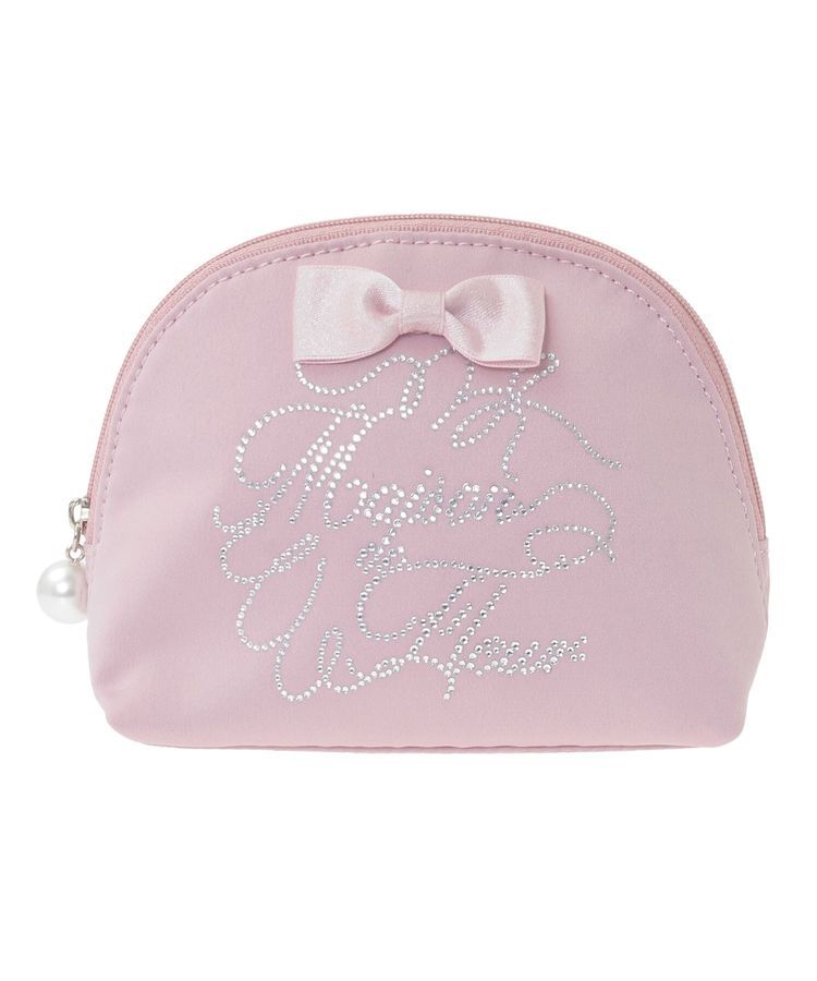 Maison de FLEUR「シャイニーリボンラウンドポーチ」|ポーチ|