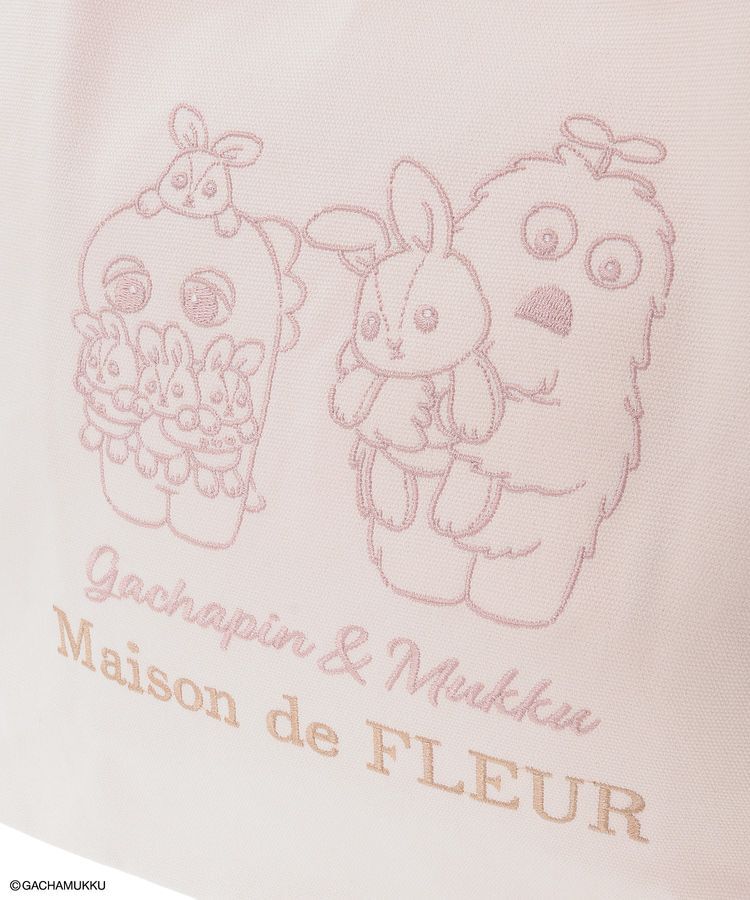 Maison de FLEUR「ガチャピンとムック スクエアトートバッグ」|トートバッグ|