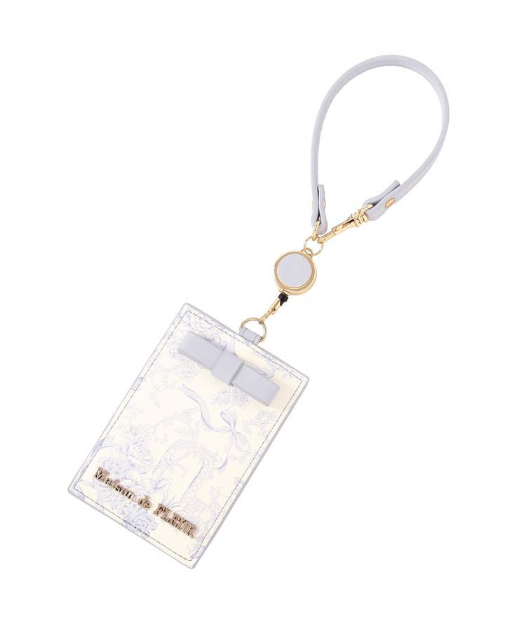 Maison de FLEUR「リール付きフラワーガーデン柄パスケース」|その他|