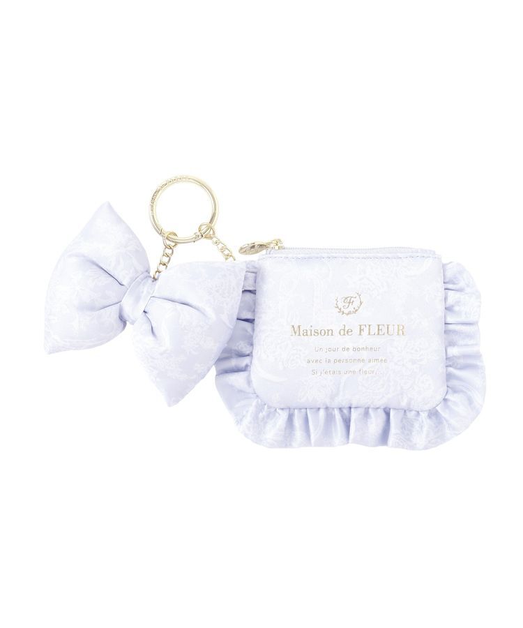 Maison de FLEUR「ブランドロゴポーチチャーム」|ポーチ|