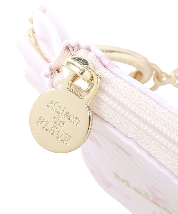 Maison de FLEUR「ブランドロゴポーチチャーム」|ポーチ|