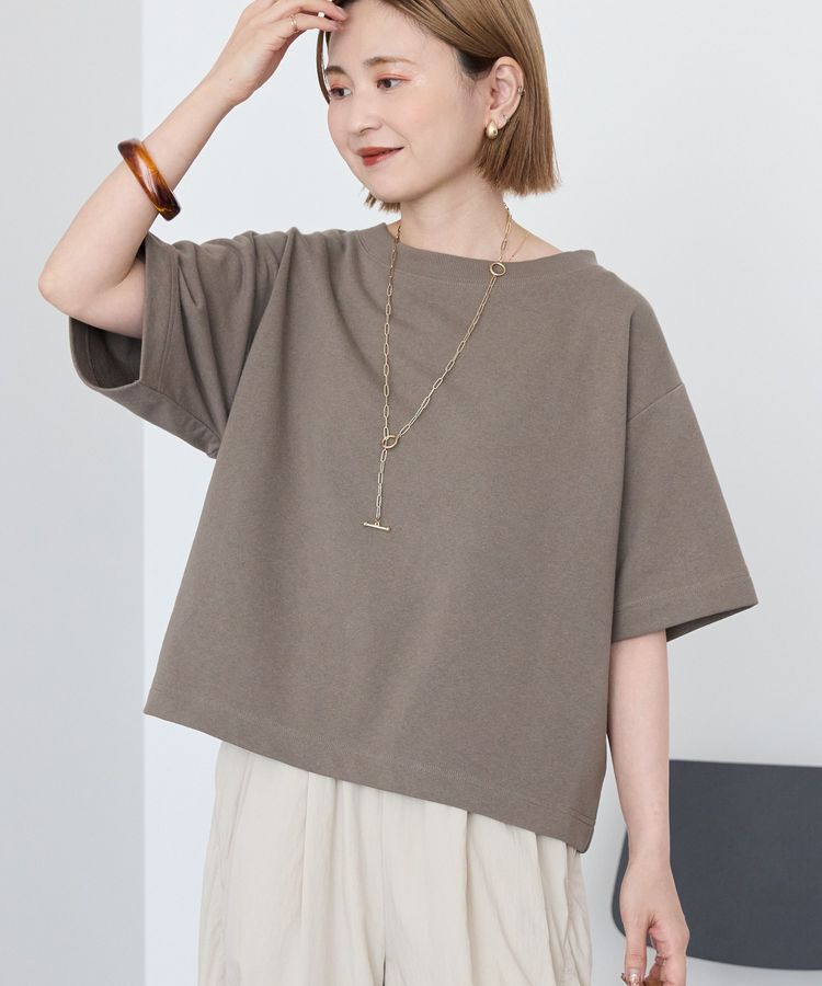 AMERICAN HOLIC「2WAYオフショルスウェット半袖プルオーバー」|スウェット・ジャージ|Gray Beige