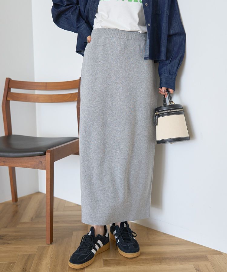 AMERICAN HOLIC「バイパチ総針ニットタイトスカート＜静電気軽減＞」|タイト|