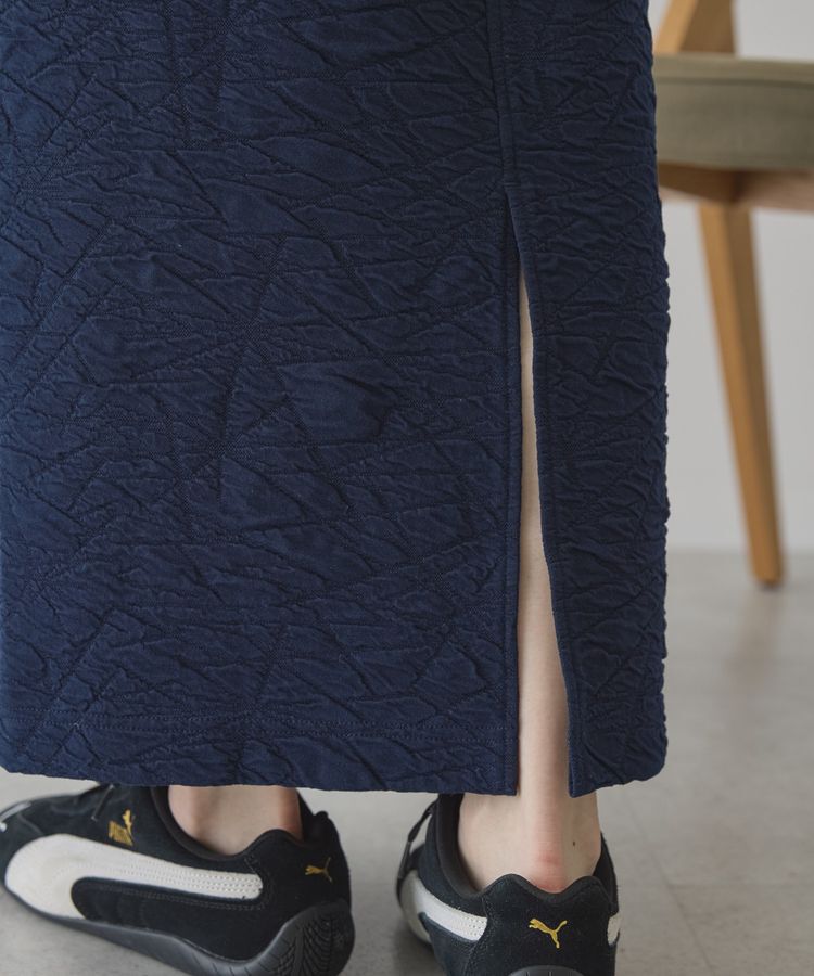 AMERICAN HOLIC「フクレジャガードタイトスカート」|タイト|