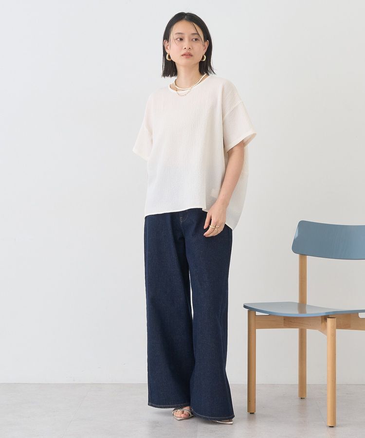 AMERICAN HOLIC「【UVカット】サッカーコクーンブラウス」|シャツ・ブラウス|