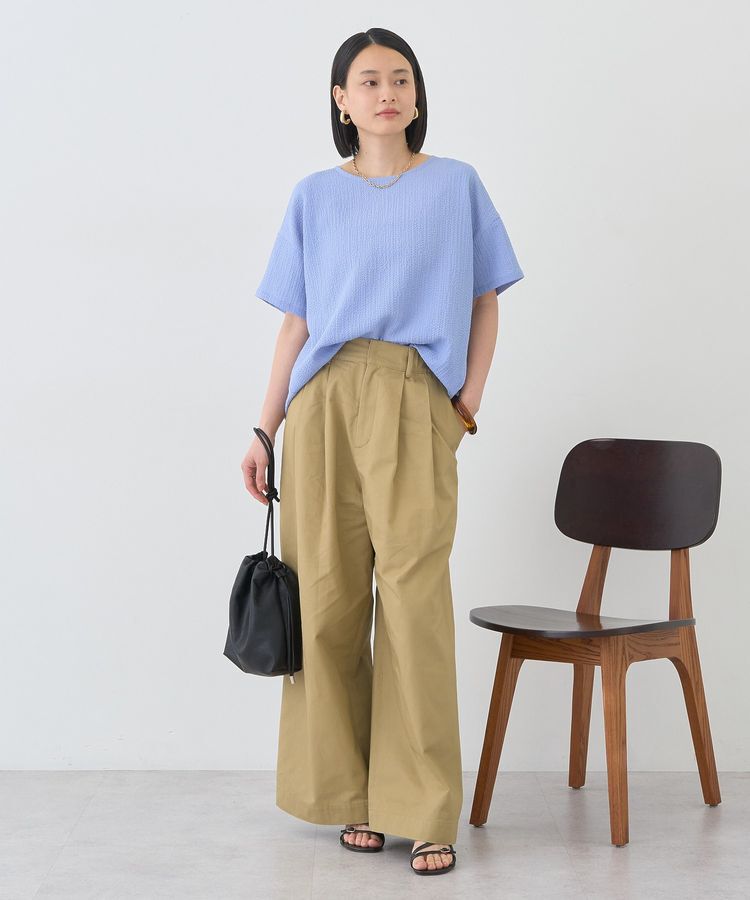 AMERICAN HOLIC「【UVカット】サッカーコクーンブラウス」|シャツ・ブラウス|