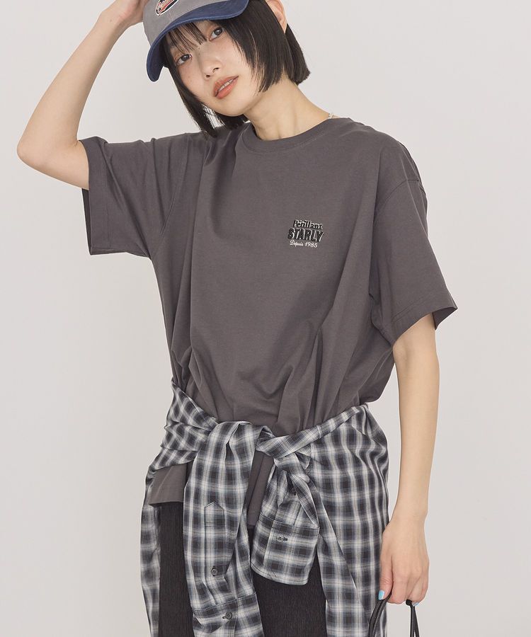 AMERICAN HOLIC「STARLY 刺繍ロゴTシャツ」|Tシャツ・カットソー|