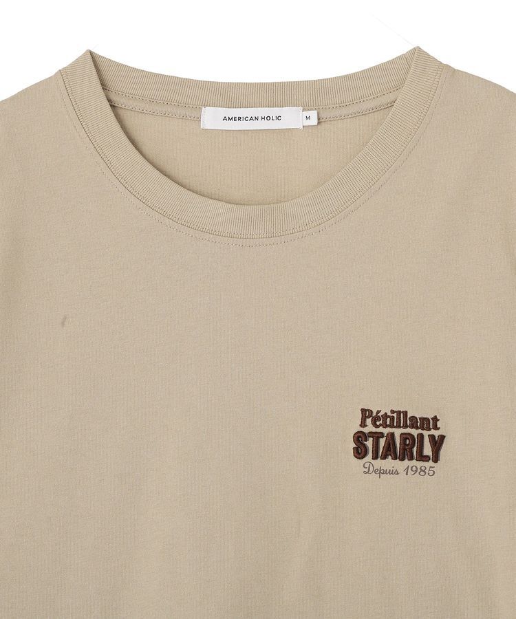 AMERICAN HOLIC「STARLY 刺繍ロゴTシャツ」|Tシャツ・カットソー|