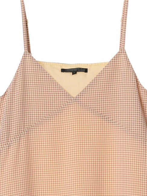 Green Parks「・SUGAR　SPOON　サッカーギンガムキャミワンピ」|ワンピース|