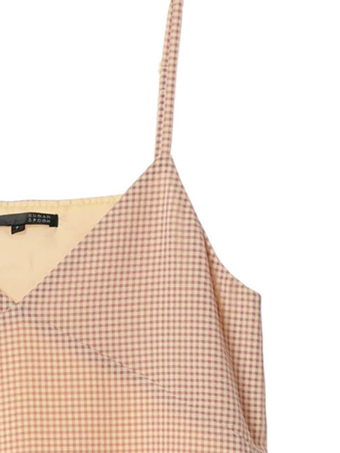 Green Parks「・SUGAR　SPOON　サッカーギンガムキャミワンピ」|ワンピース|