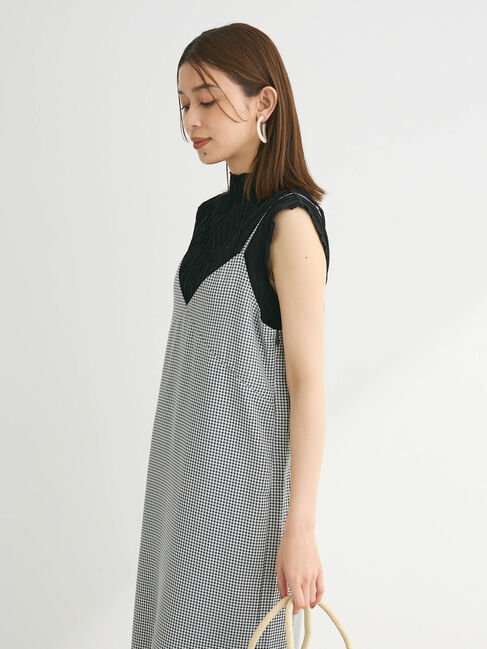 Green Parks「・SUGAR　SPOON　サッカーギンガムキャミワンピ」|ワンピース|