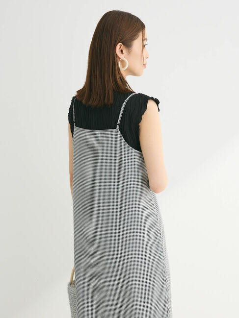 Green Parks「・SUGAR　SPOON　サッカーギンガムキャミワンピ」|ワンピース|