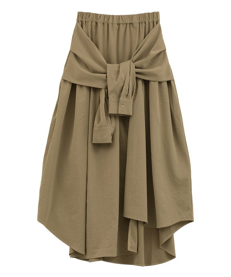 Green Parks「・ELENCARE DUE 袖付デザインスカート」|フレア|