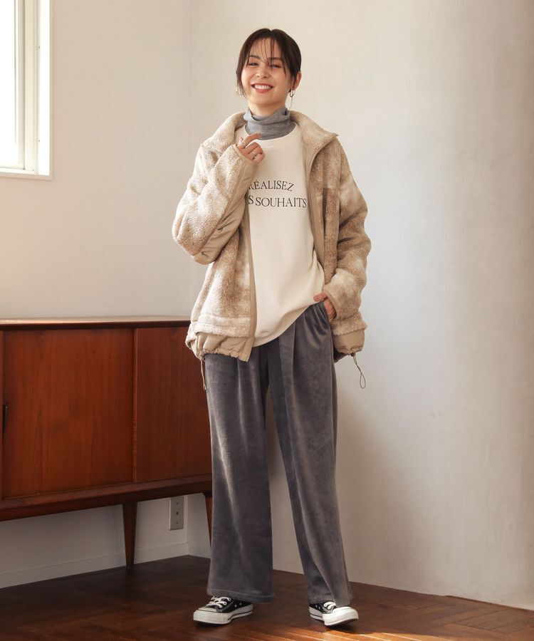 Green Parks「ぽかぽか裏起毛ベロアイージーパンツ」|その他|