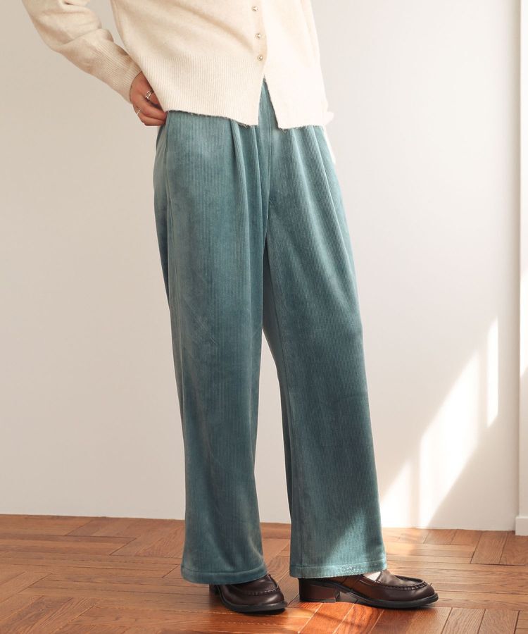 Green Parks「ぽかぽか裏起毛ベロアイージーパンツ」|その他|