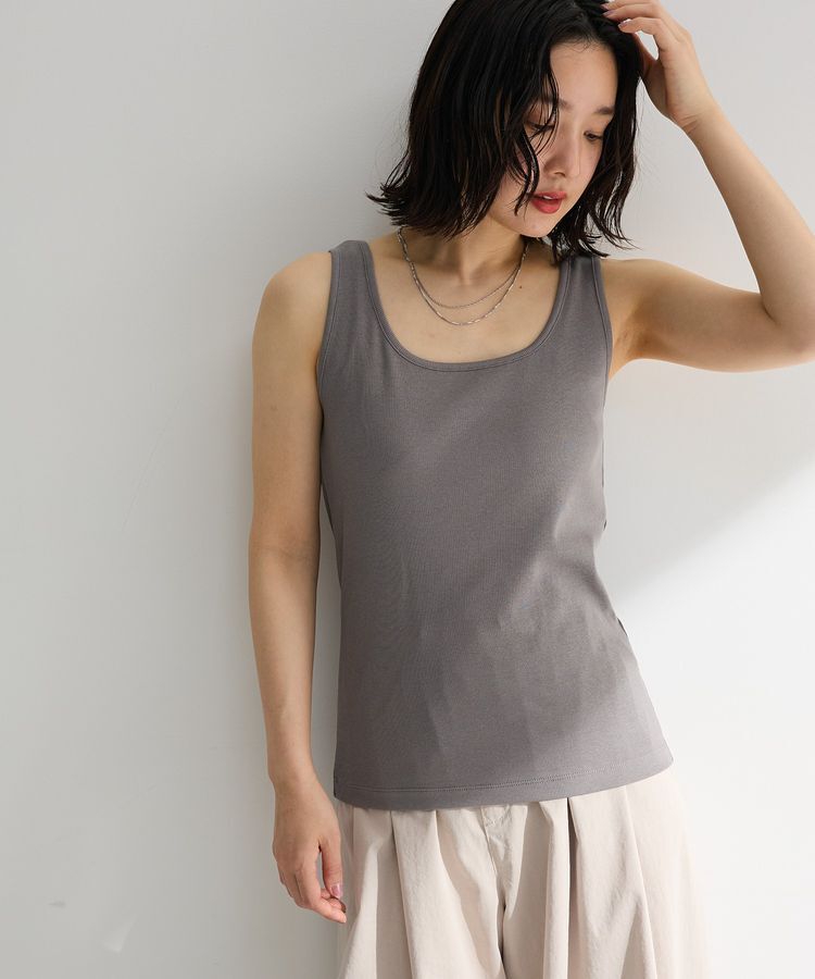 Green Parks「機能付テレコリブタンクトップ」|インナー|