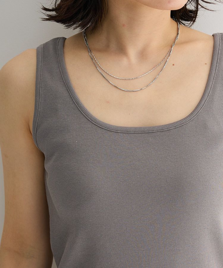 Green Parks「機能付テレコリブタンクトップ」|インナー|