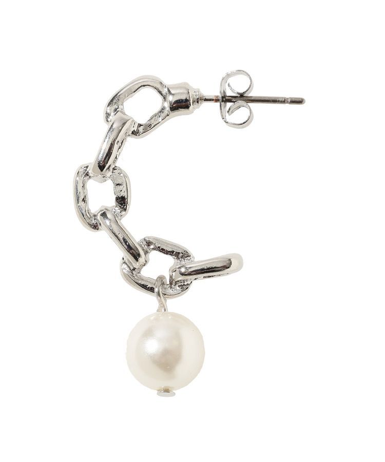 Green Parks「チェーン&times;パールピアス」|ピアス|