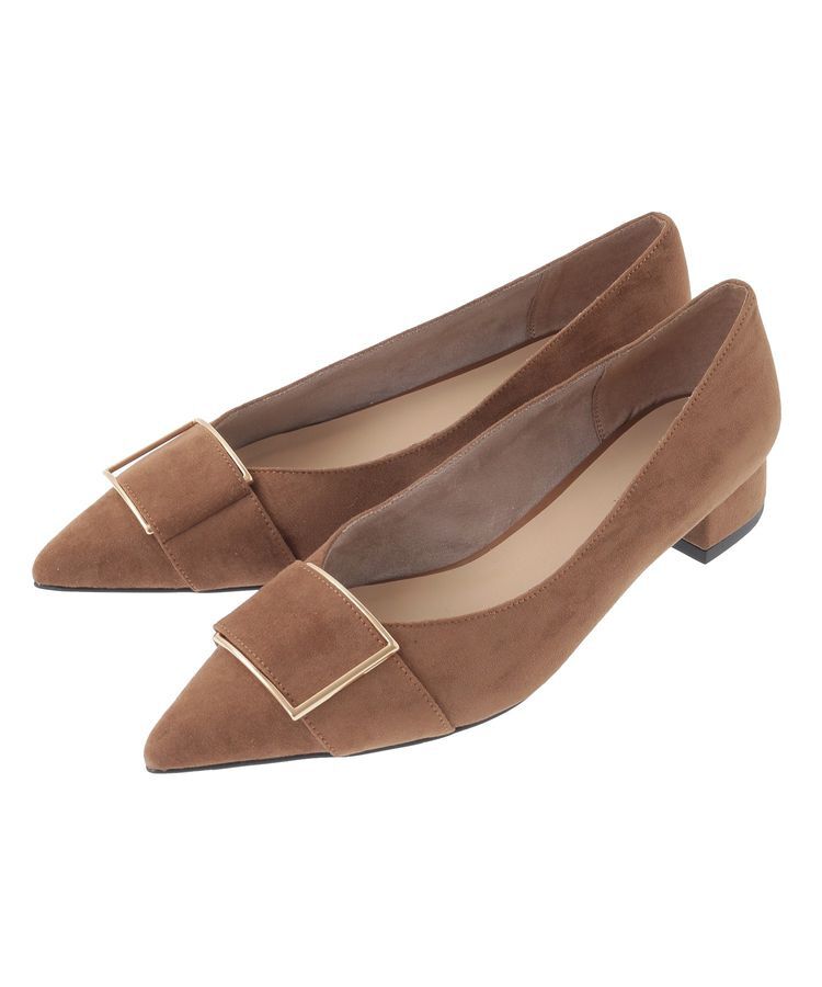 YECCA VECCA「バックルローヒールパンプス」|パンプス|