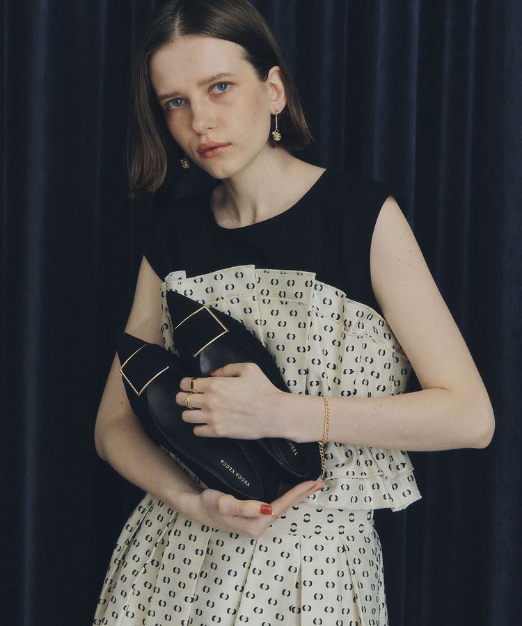 YECCA VECCA「バックルローヒールパンプス」|パンプス|