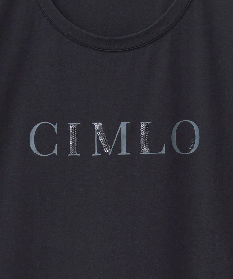 YECCA VECCA「スパンコールロゴTee」|Tシャツ・カットソー|