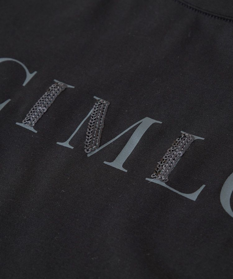 YECCA VECCA「スパンコールロゴTee」|Tシャツ・カットソー|