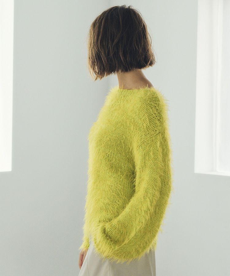Editt by YECCA VECCA「フェザーMIXロービングニット」|ニット・セーター|