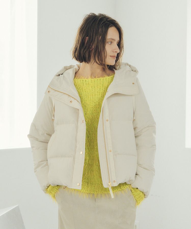 Editt by YECCA VECCA「フェザーMIXロービングニット」|ニット・セーター|