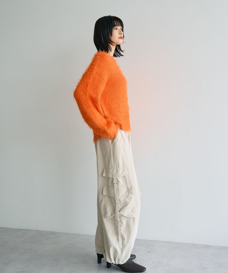 Editt by YECCA VECCA「フェザーMIXロービングニット」|ニット・セーター|